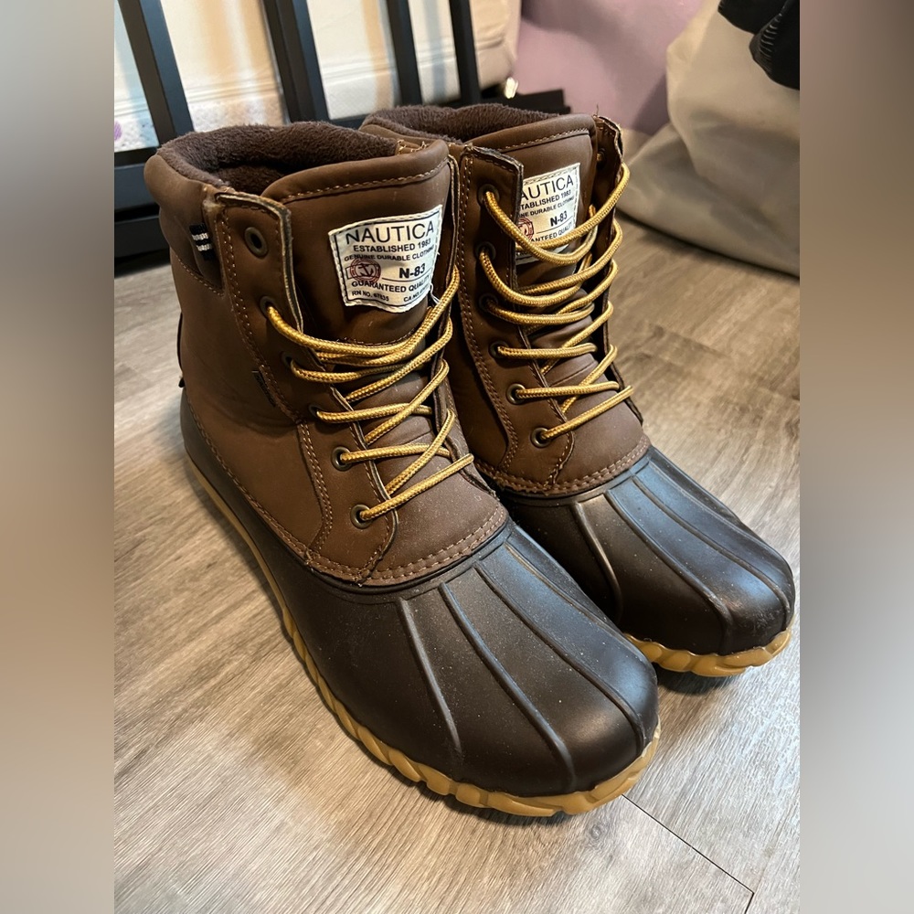 NAUTICA WATERPROOF DUCK BOOTS RAIN/SNOW